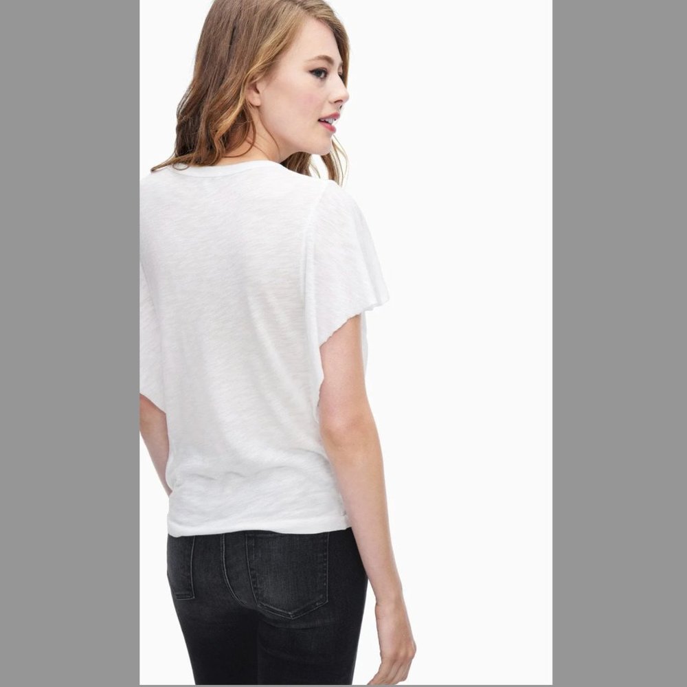 Splendid White Ruffle Top NWT - Picture 4 of 10